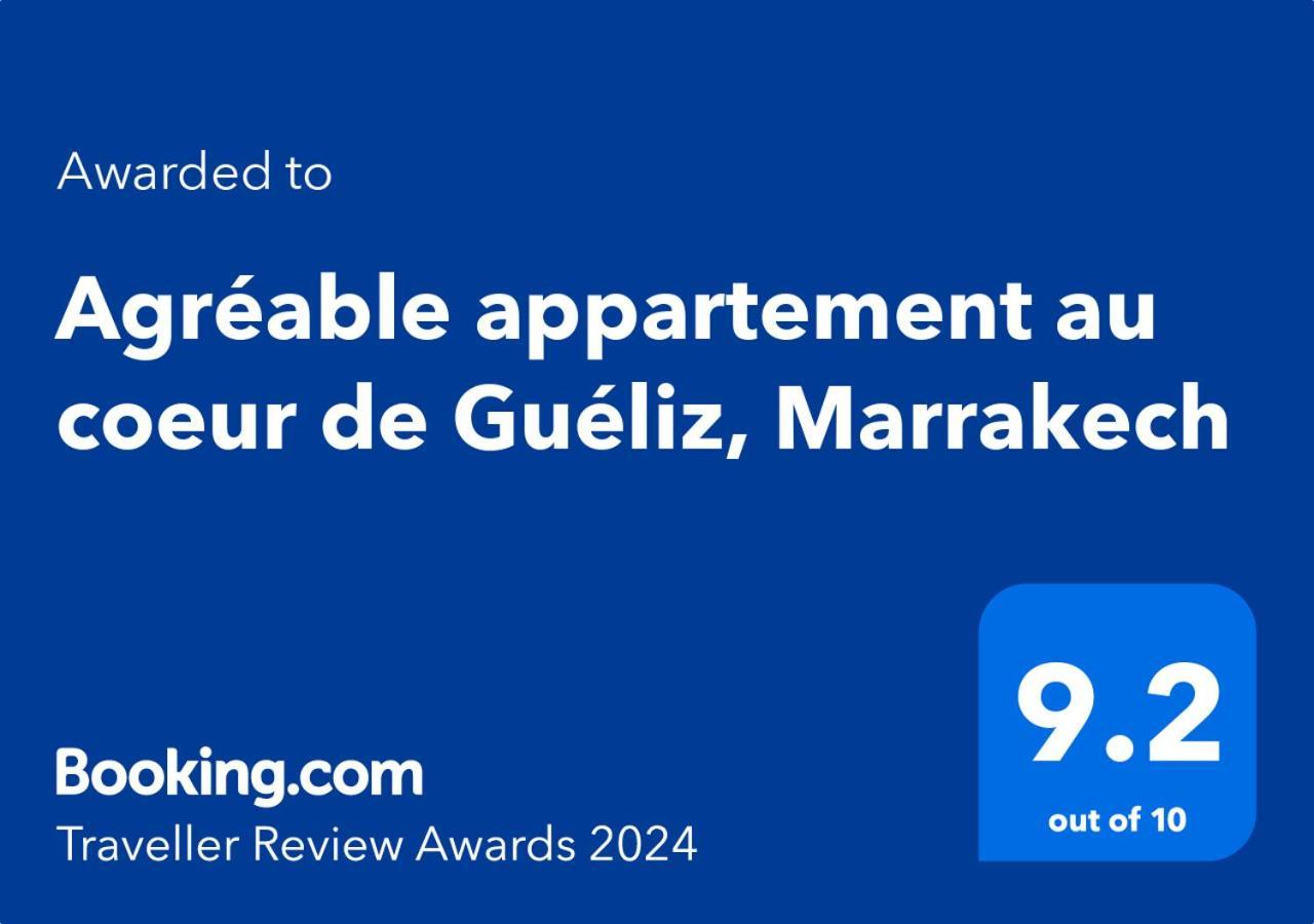 Agreable Appartement Au Coeur De Gueliz, Marrakech Marrakesch Exterior foto